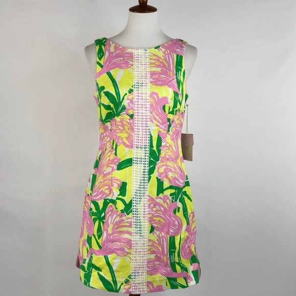 NWT Lilly Pulitzer Fan Dance Shift Dress - Picture 1 of 8